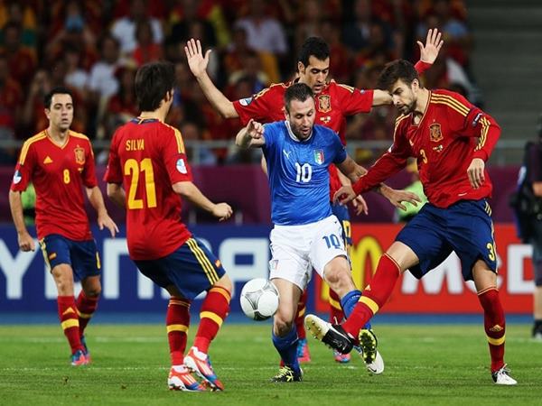 Phong độ của Tây Ban Nha vs Ý