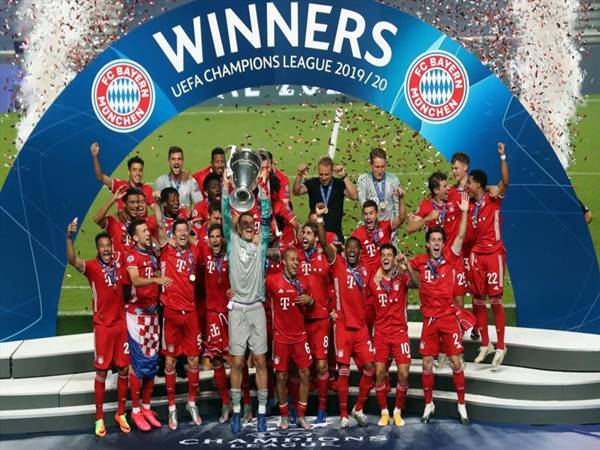 Bayern Munich (6 lần) - thuộc top đội bóng vô địch Cup C1 nhiều nhất